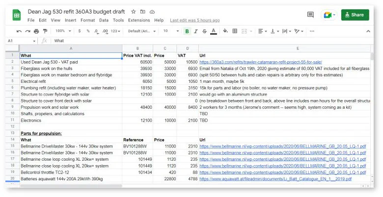 Refit estimate spreadsheet alter-text